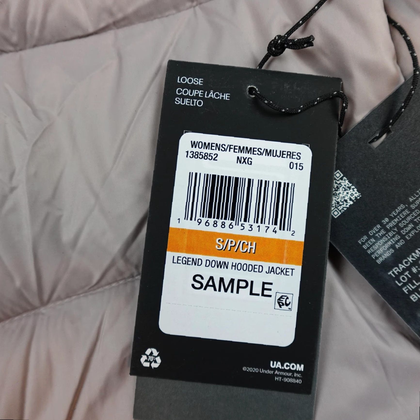 Under Armour Under Armour Jacket Womens Small Pink Legend Down Hooded Puffer 600 FP Size S / US 4 / IT 40 - 4 Thumbnail