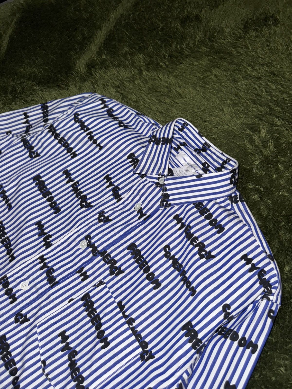 Comme des Garcons SHIRT [M] COMME des GARÇONS Shirt 24AW FRANCE MADE Lettering Shirt Size US M / EU 48-50 / 2 - 2 Thumbnail