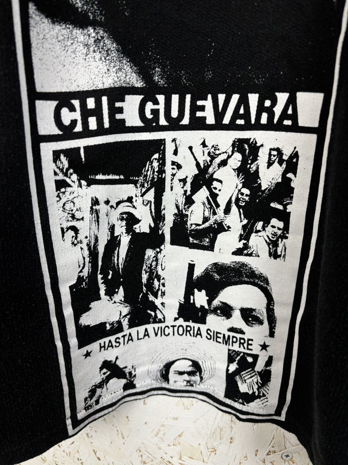 Vintage Vintage Che Gueavara Revolution Bootleg Hoodie Black S Size US S / EU 44-46 / 1 - 5 Thumbnail