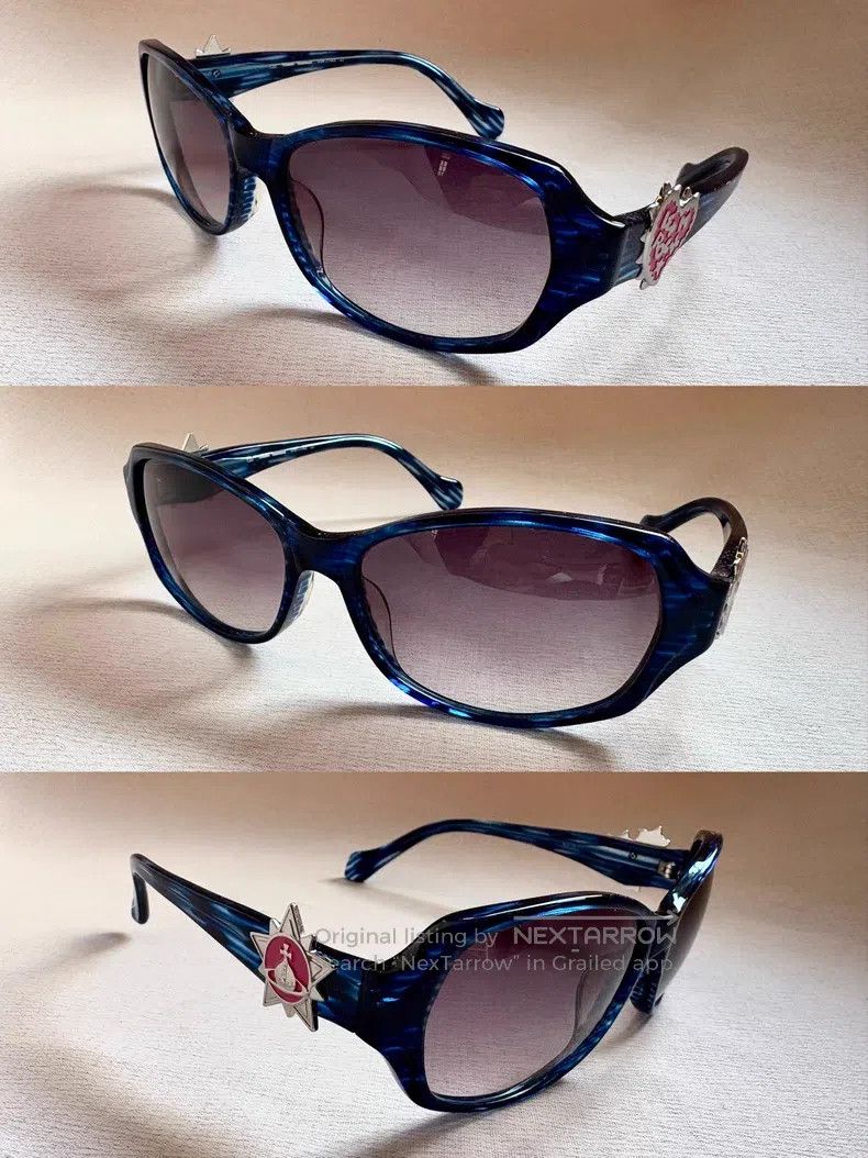 Vivienne Westwood Vivienne Westwood Saturn Heart Let it Rock Cat Eye Sunglas Size ONE SIZE - 1 Thumbnail
