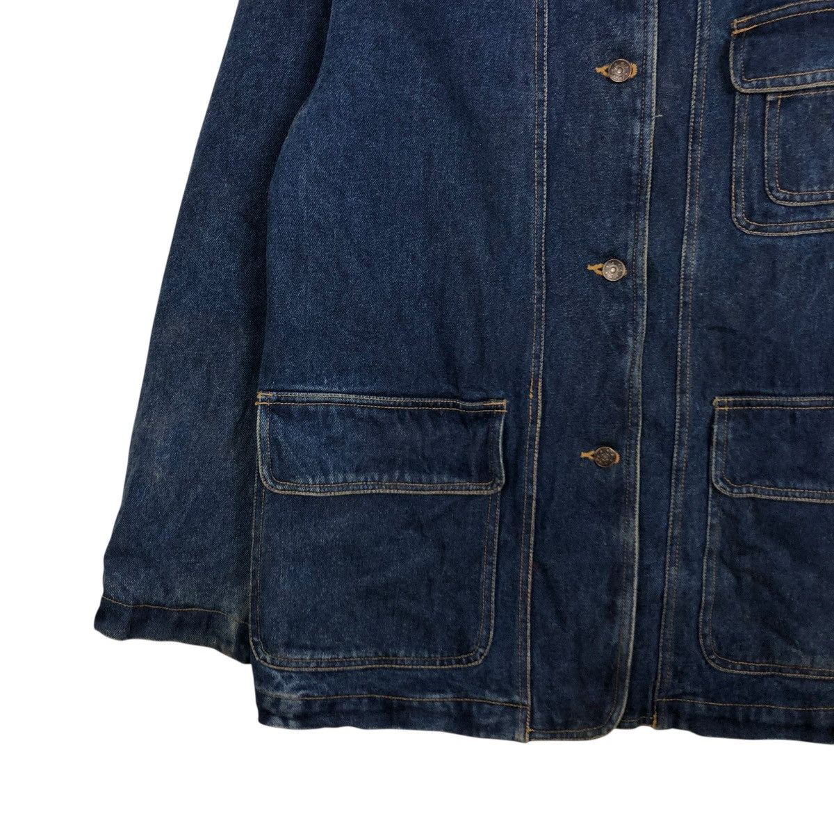 Vintage 🔥VINTAGE CHORE DENIM JACKET GALLERY BLANKET ISSEY MIYAKE Size US S / EU 44-46 / 1 - 6 Thumbnail