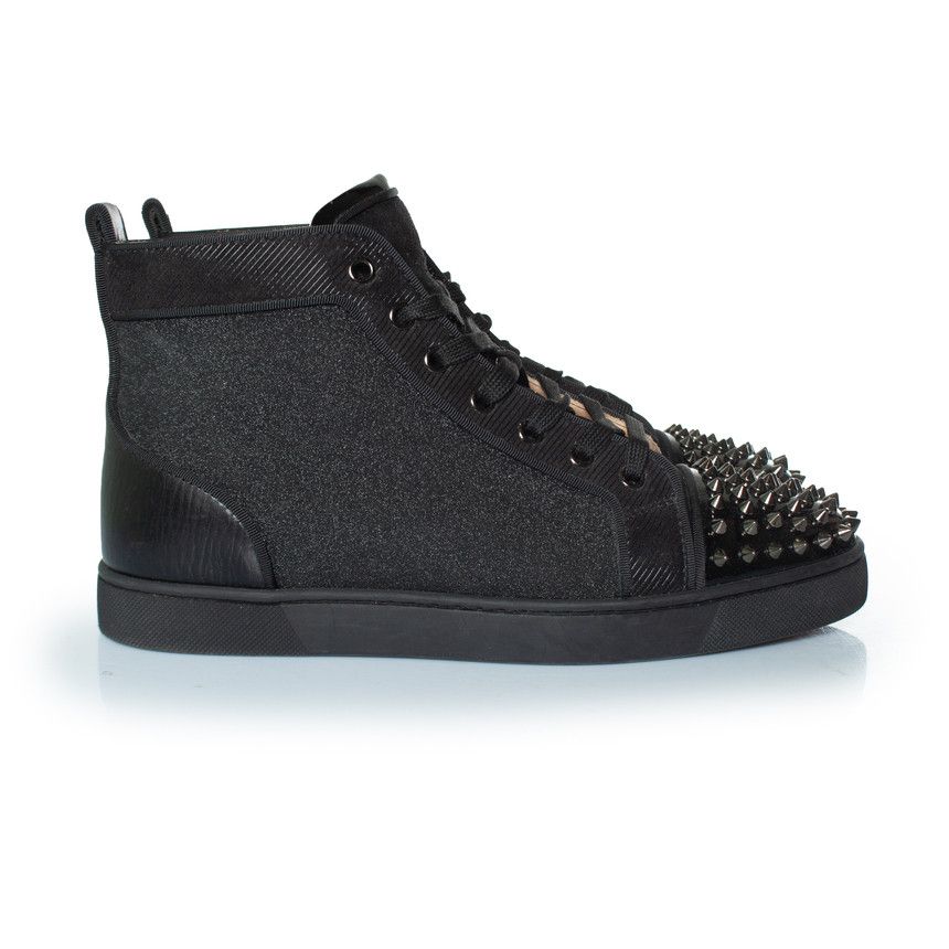 Christian Louboutin Christian Louboutin, glitter high top spike trainers Size US 7.5 / EU 40-41 - 5 Thumbnail