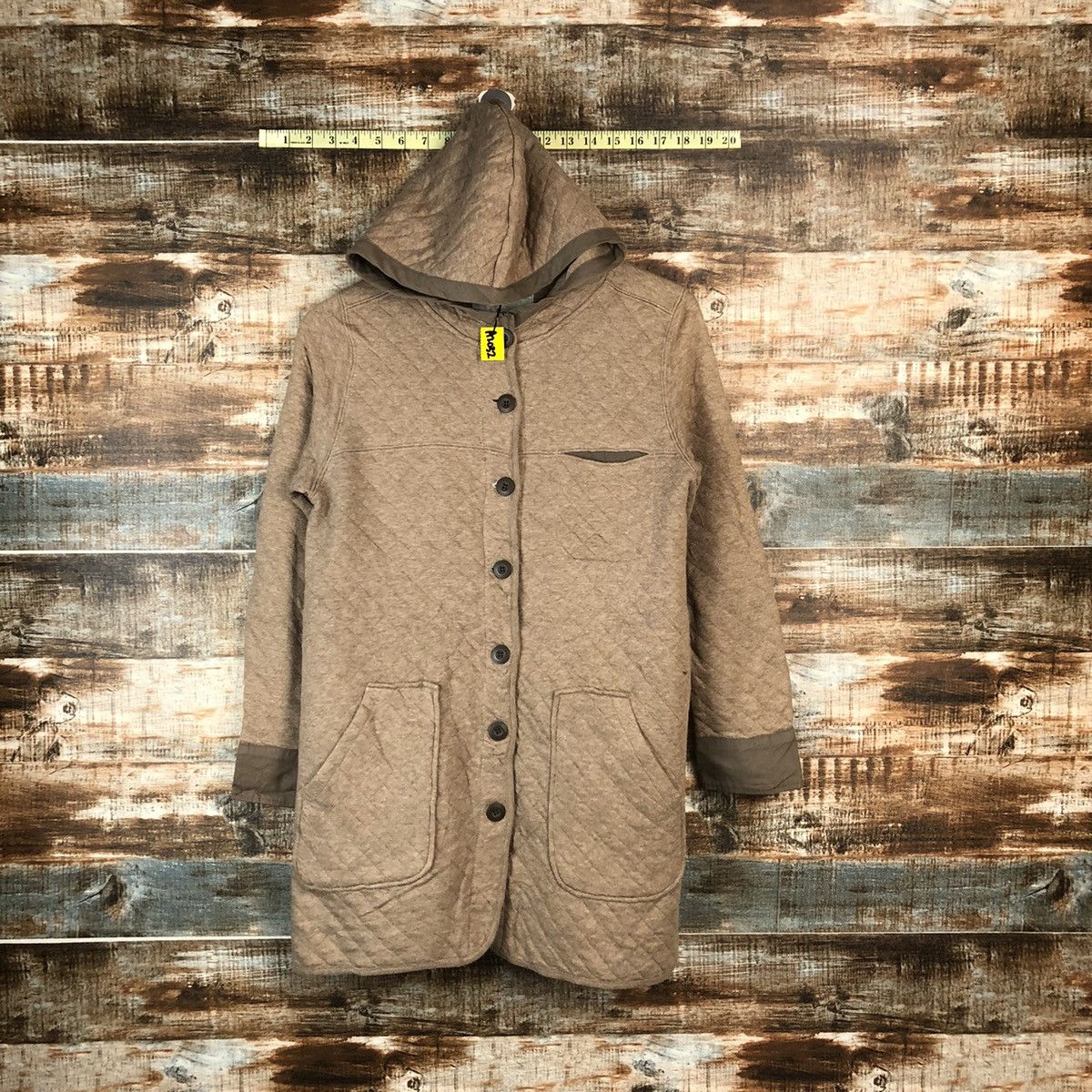 Japanese Brand × Vintage Shuca vintage Brown long jacket Hoodie #A2032 Size M / US 6-8 / IT 42-44 - 1 Thumbnail