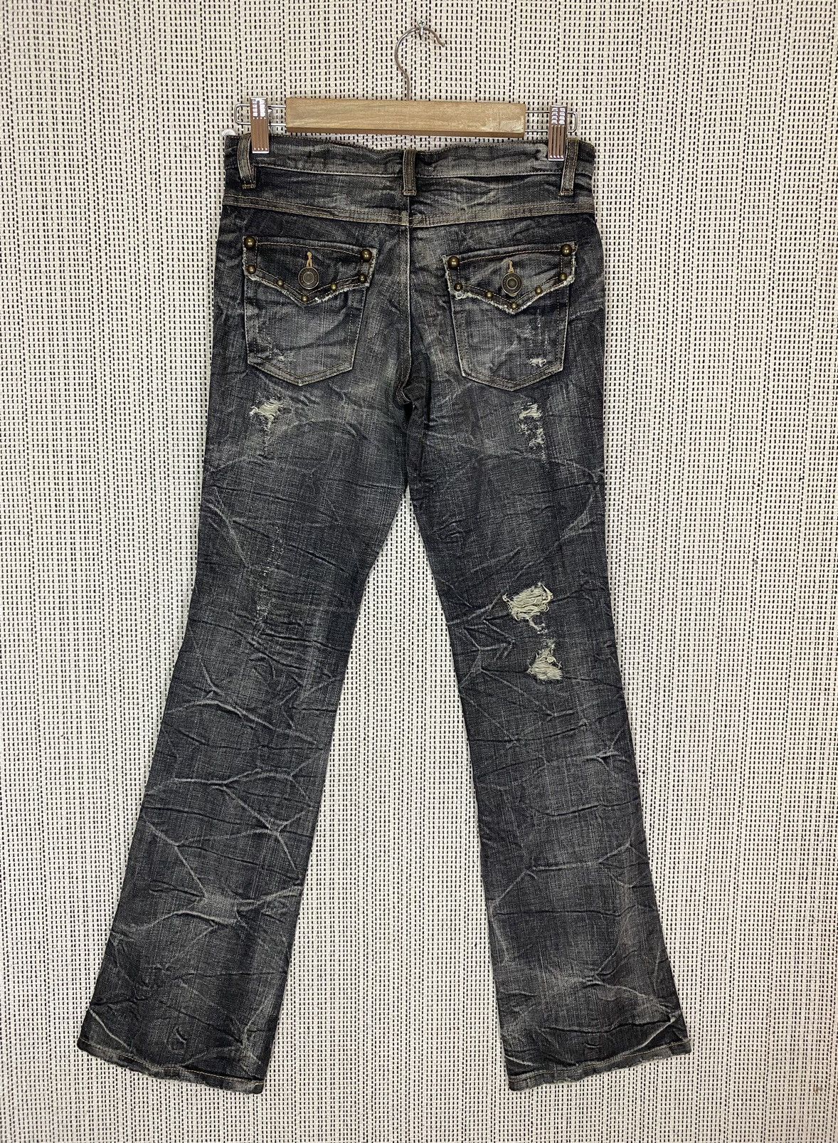 Japanese Brand × Seditionaries ‼️PENDORA FLARED DENIM VERY NICE PATTERN‼️ Size US 28 / EU 44 - 6 Thumbnail