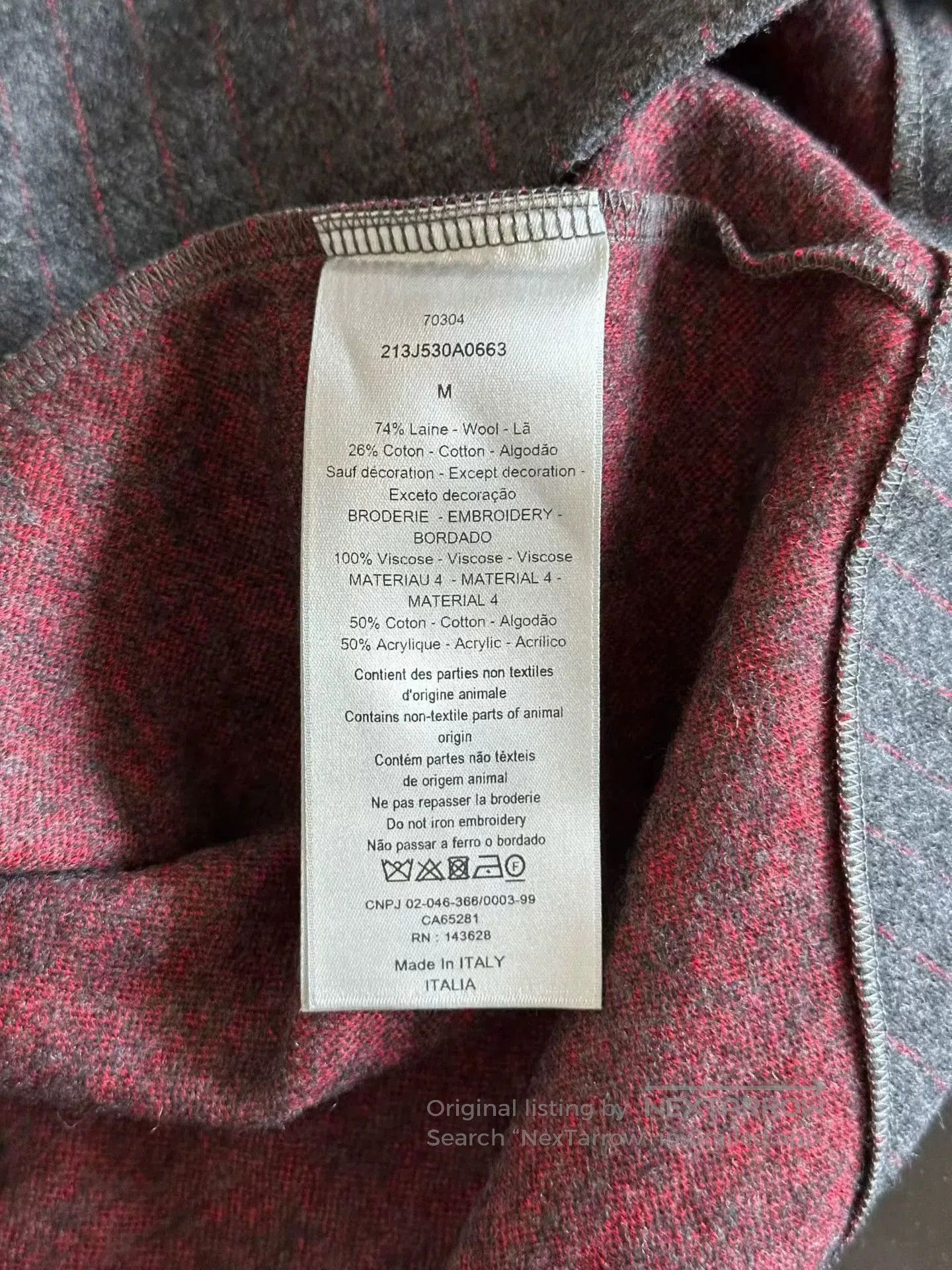 Dior Dior Logo Embroidery Short-Sleeve Baseball Shirt. Size US M / EU 48-50 / 2 - 4 Thumbnail