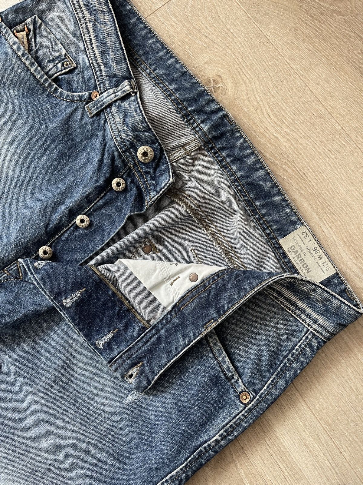 Diesel Vintage Diesel Blue Jeans Distressed Denim W36 Size US 36 / EU 52 - 10 Thumbnail