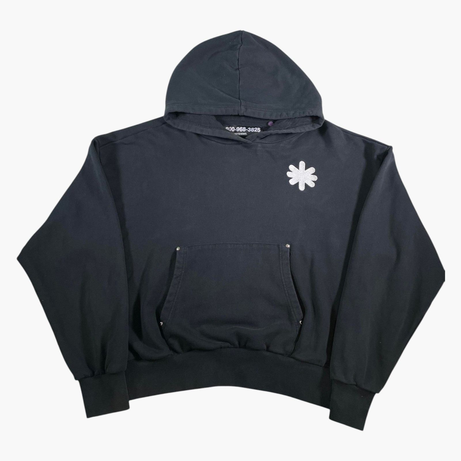 LOSTSHDWS Lost Shwds Acid Wash Hoodie Black ComplexCon Exclusive