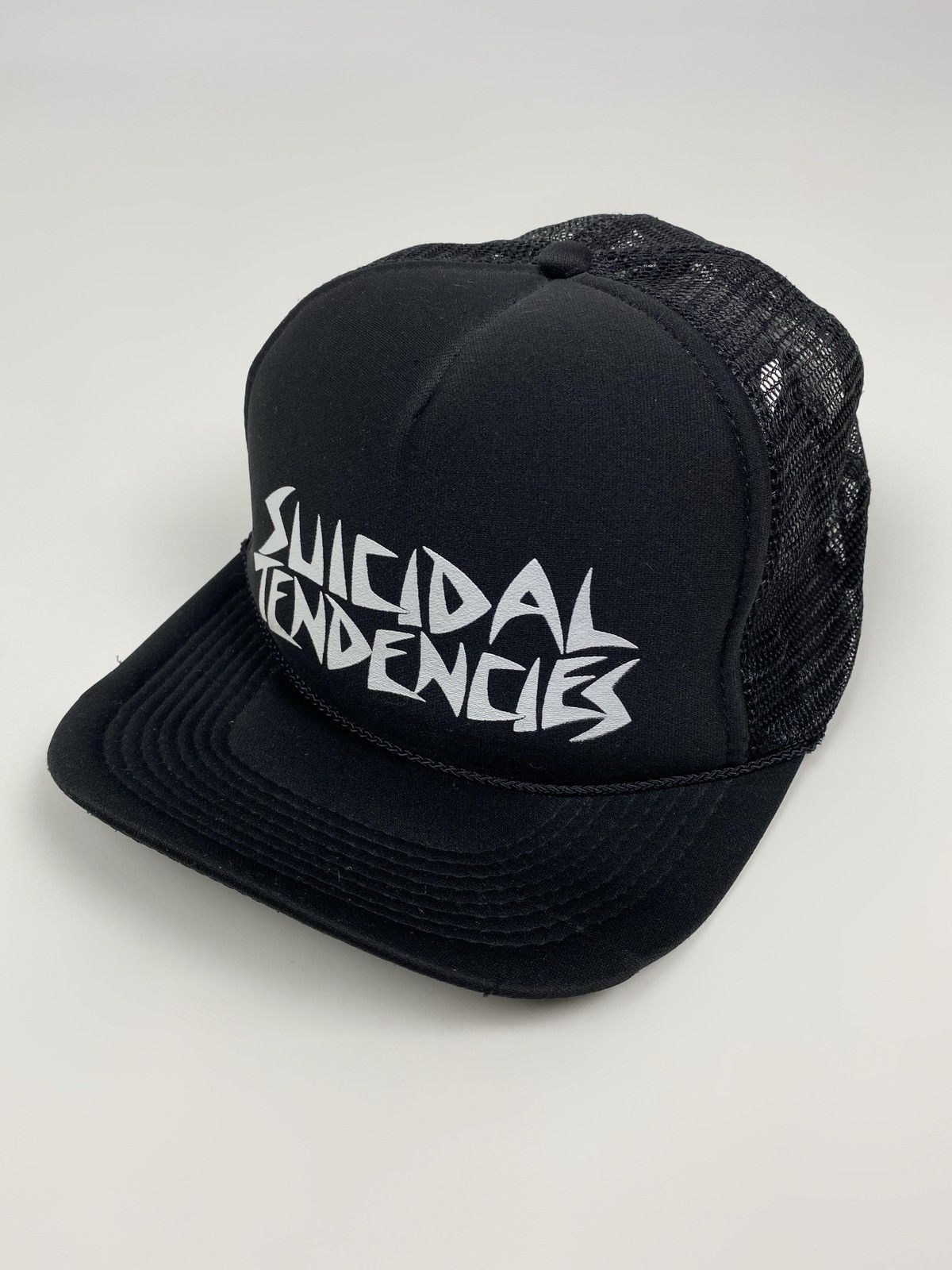 Band Tees 1990’s Vintage Suicidal Tendencies Logo Trucker Hat Size ONE SIZE - 1 Thumbnail