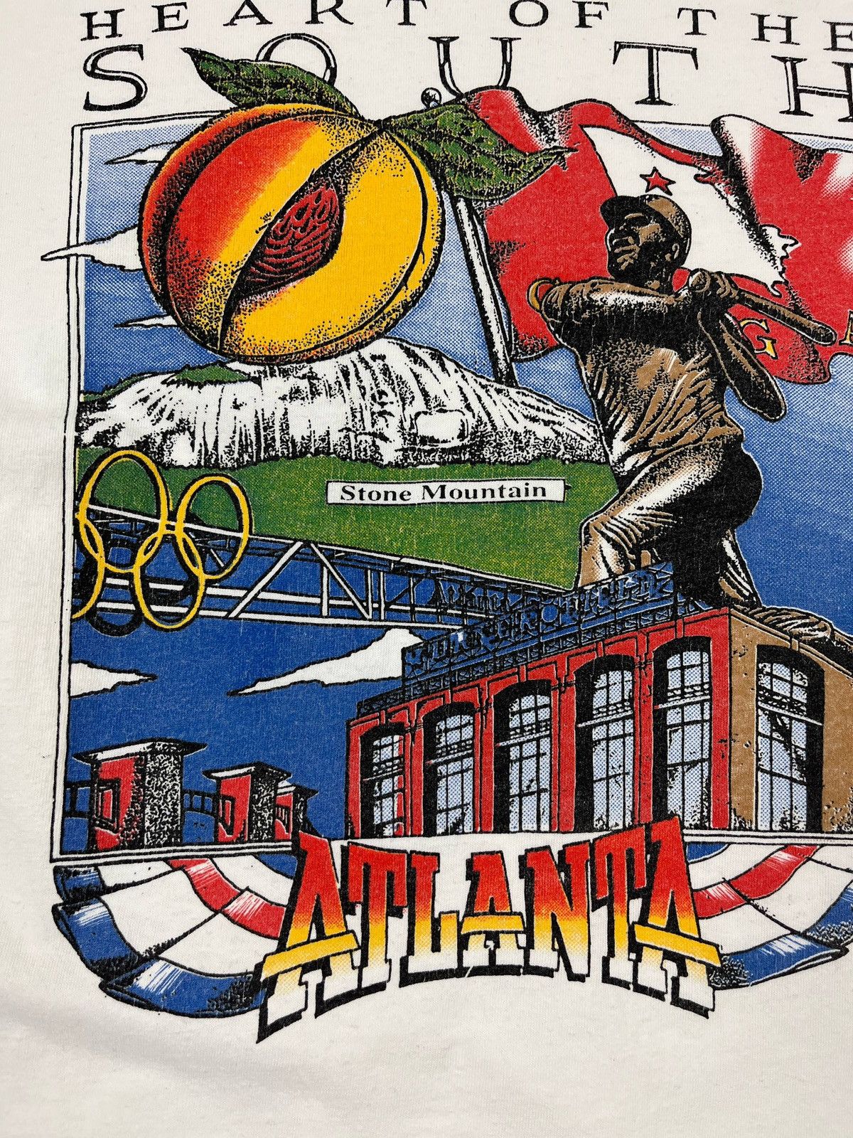 Other Vintage 1997 Atlanta Georgia Heart of the South Tee USA 90s Size US L / EU 52-54 / 3 - 2 Thumbnail