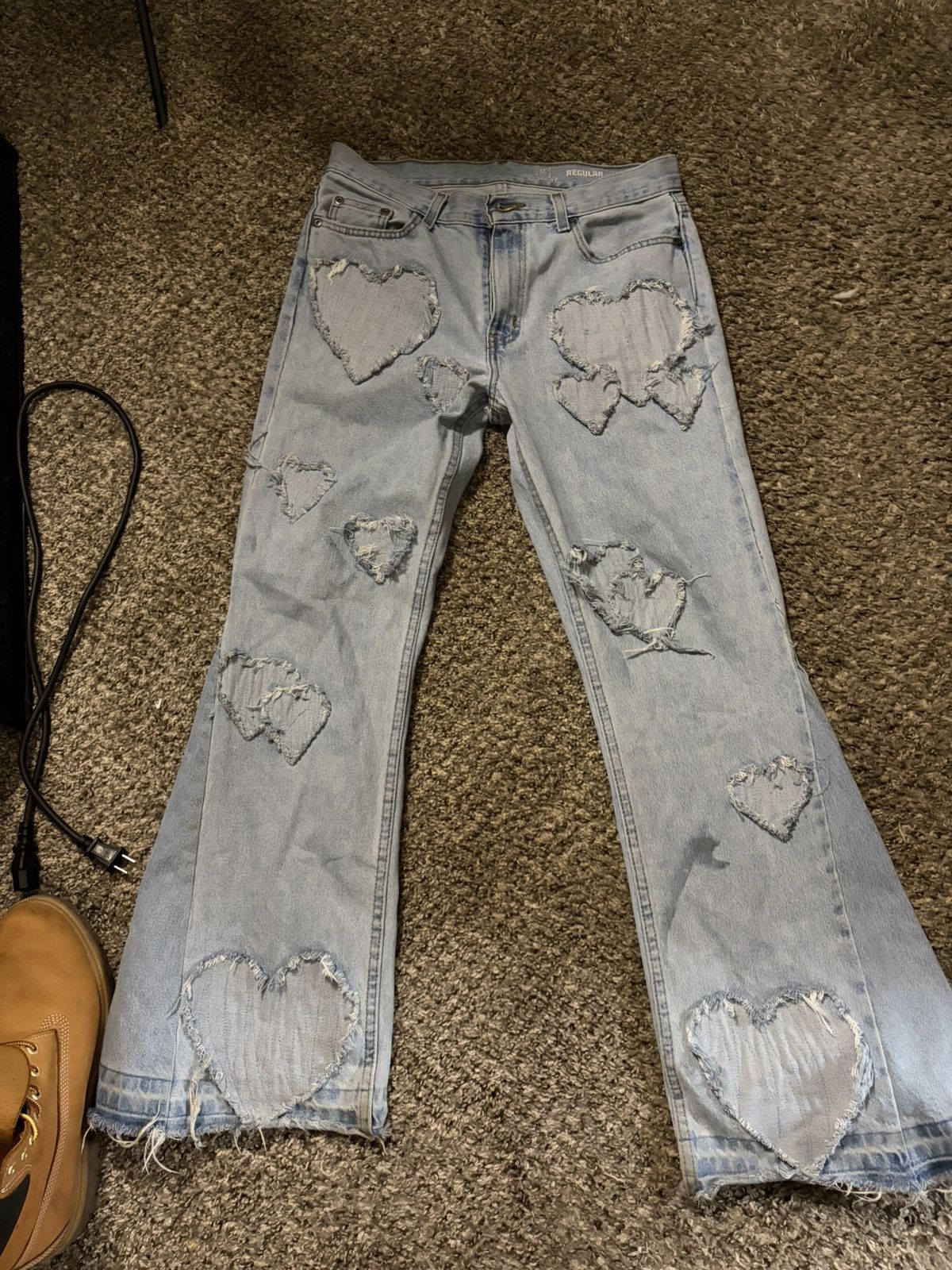 Other Heart Denim Size US 30 / EU 46 - 1 Thumbnail