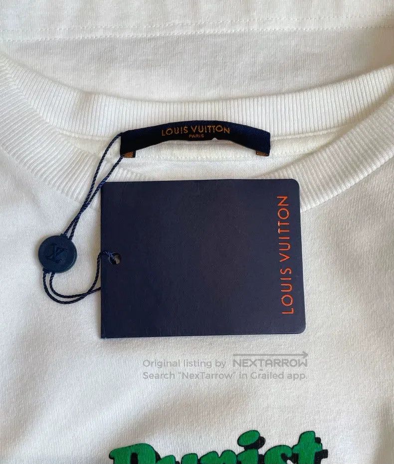 Louis Vuitton Louis Vuitton Letter printed white short sleeve Size US L / EU 52-54 / 3 - 5 Thumbnail