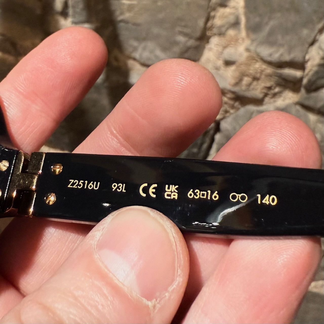 Louis Vuitton Louis Vuitton Z2516U Black Gold 1.0 Millionaires Sunglasses Size ONE SIZE - 8 Thumbnail