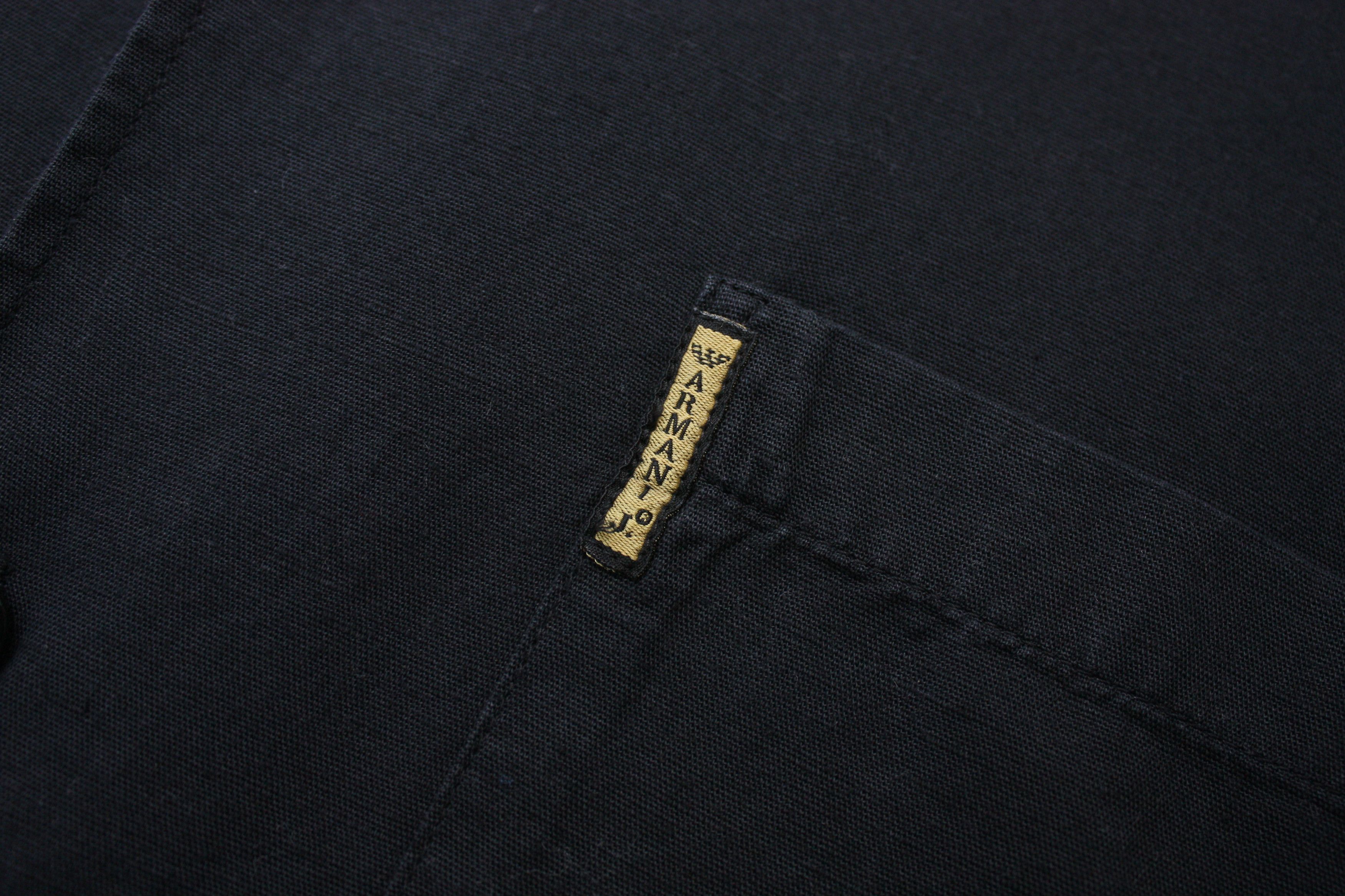 Armani Armani Jeans Vintage Linen Blend Short Sleeve Shirt Men's L Size US L / EU 52-54 / 3 - 4 Thumbnail