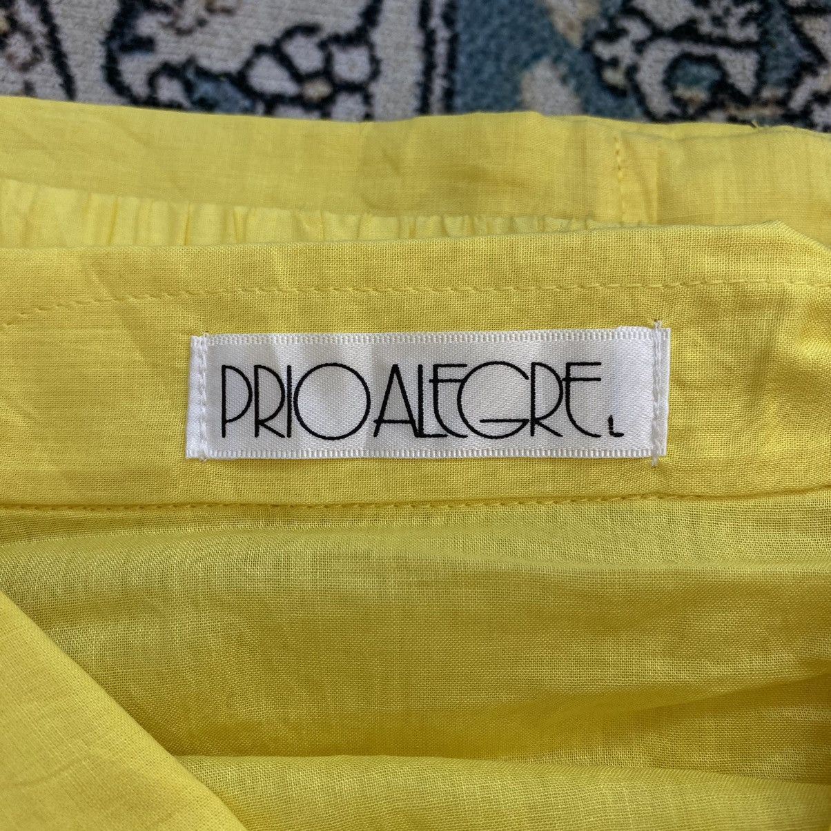 Japanese Brand N.W.T PRIOALEGRE Japanese Brand Embroidered Design Yellow Size US L / EU 52-54 / 3 - 3 Thumbnail