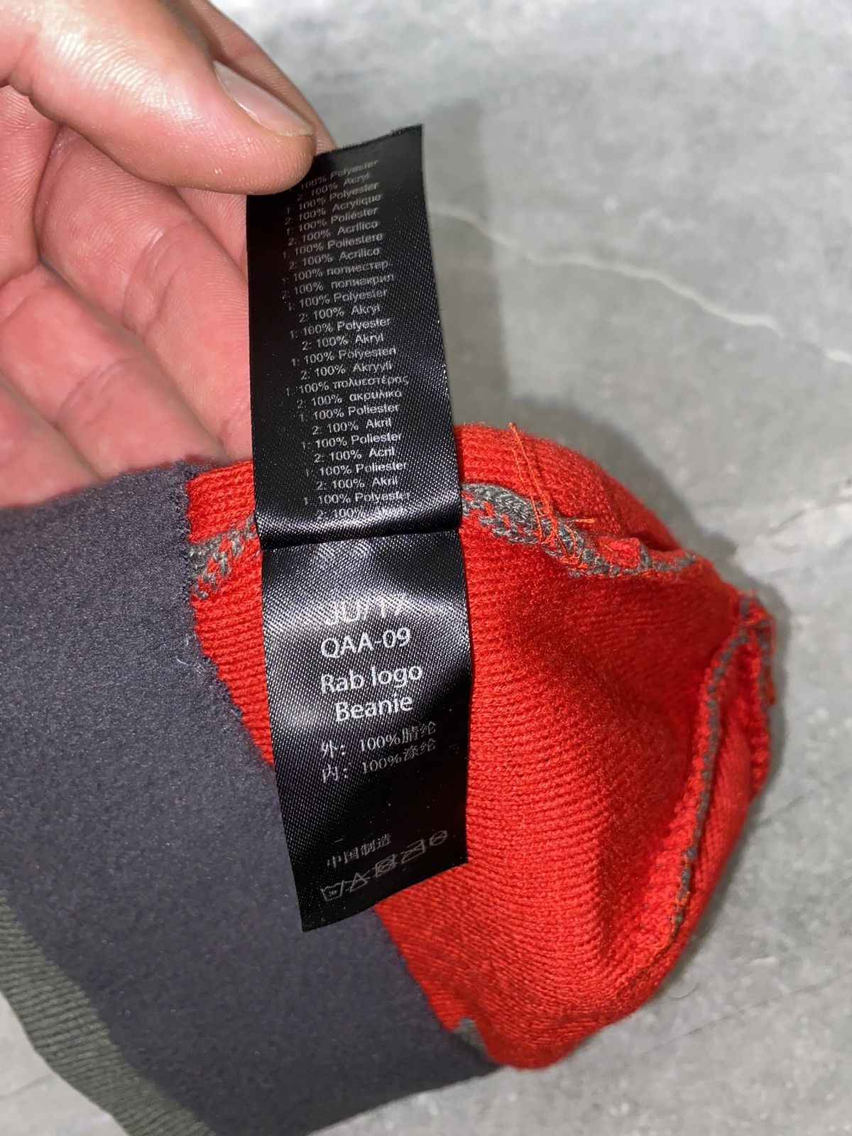 Rab × Vintage Rab Logo Beanie Hat Vintage Big Logo Like Arcteryx Size ONE SIZE - 7 Thumbnail