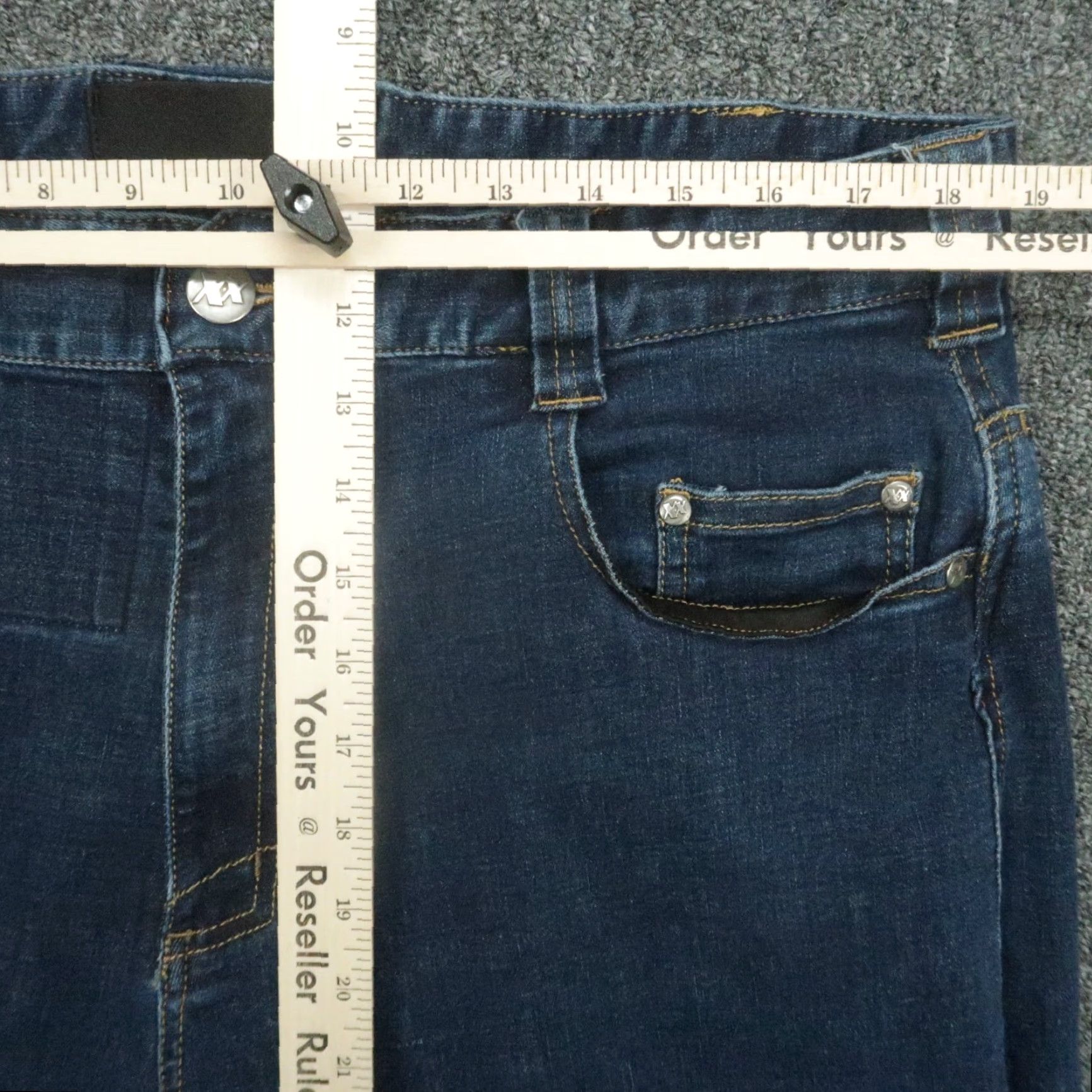 Denime 221B Tactical Jeans Mens 38x36 Blue Denim 5 Pocket Conceal Carry Size US 38 / EU 54 - 7 Thumbnail