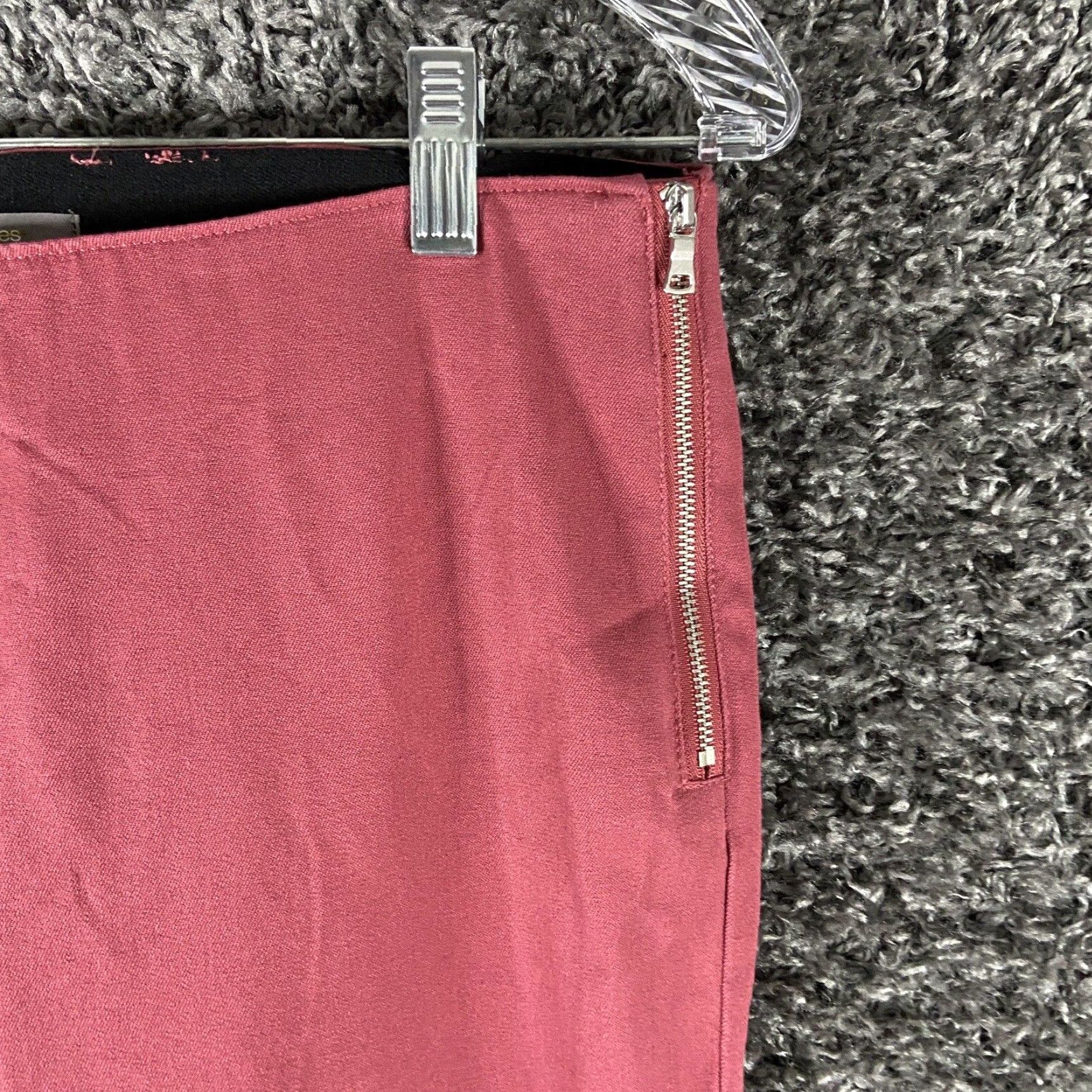 Vintage Maurices Skinny Ankle Pants Women's Red Regular 6 Size 28" / US 6 / IT 42 - 3 Thumbnail