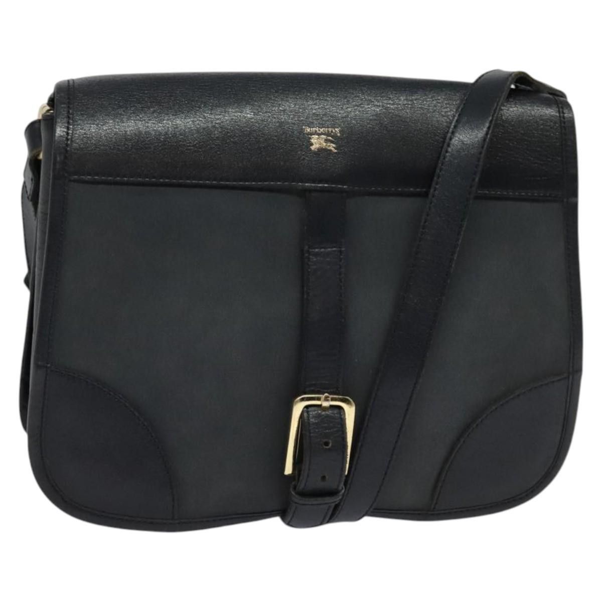 Burberry Burberry Flap Shoulder Bag Leather Size ONE SIZE - 1 Thumbnail