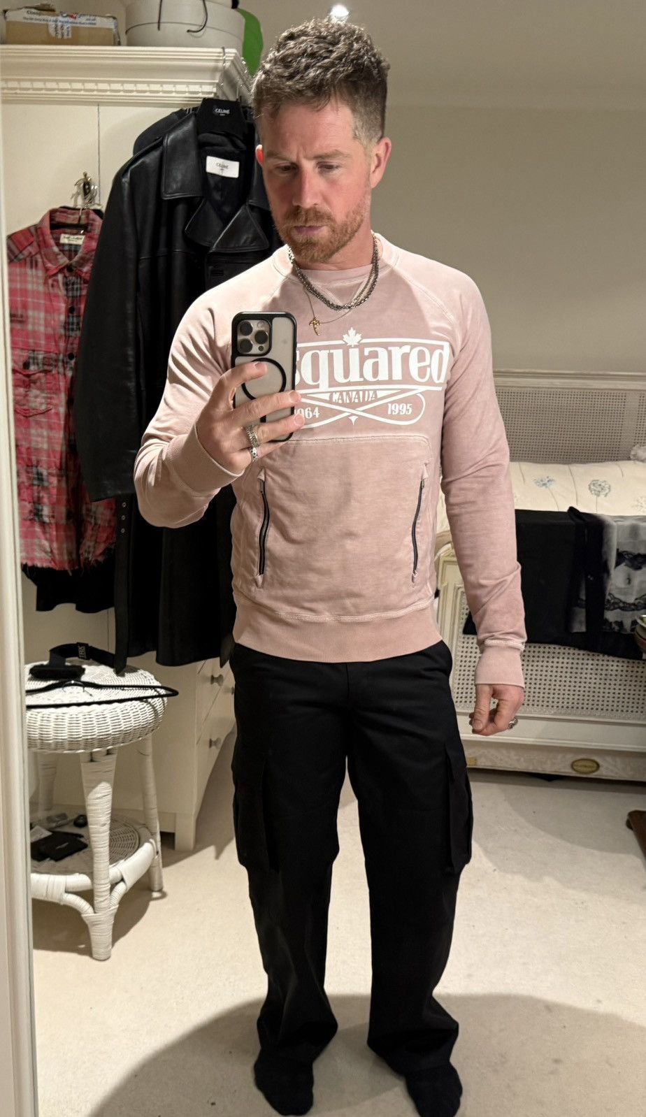 Dsquared2 SS11 Dsquared2 pink logo zip crewneck sweater S Size US S / EU 44-46 / 1 - 2 Thumbnail