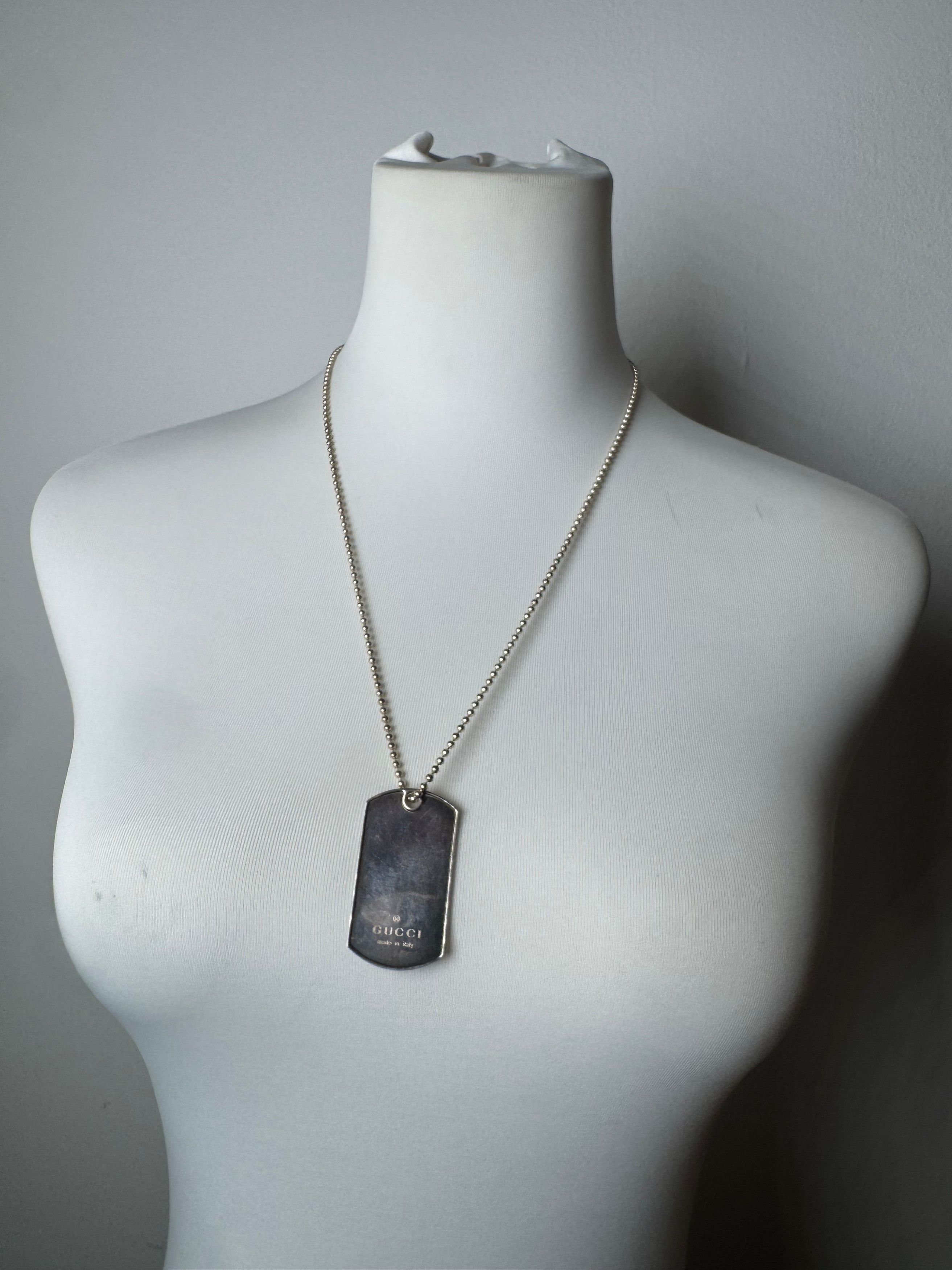 Vintage 925 Sterling Silver Dogtooth Chain