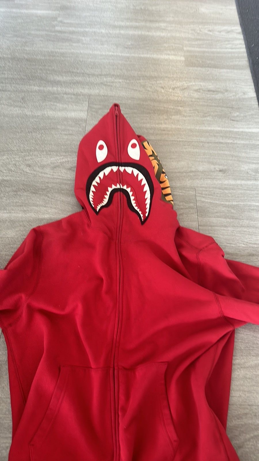 Bape A Bathing Ape Shark Hoodie Size US XL / EU 56 / 4 - 1 Thumbnail