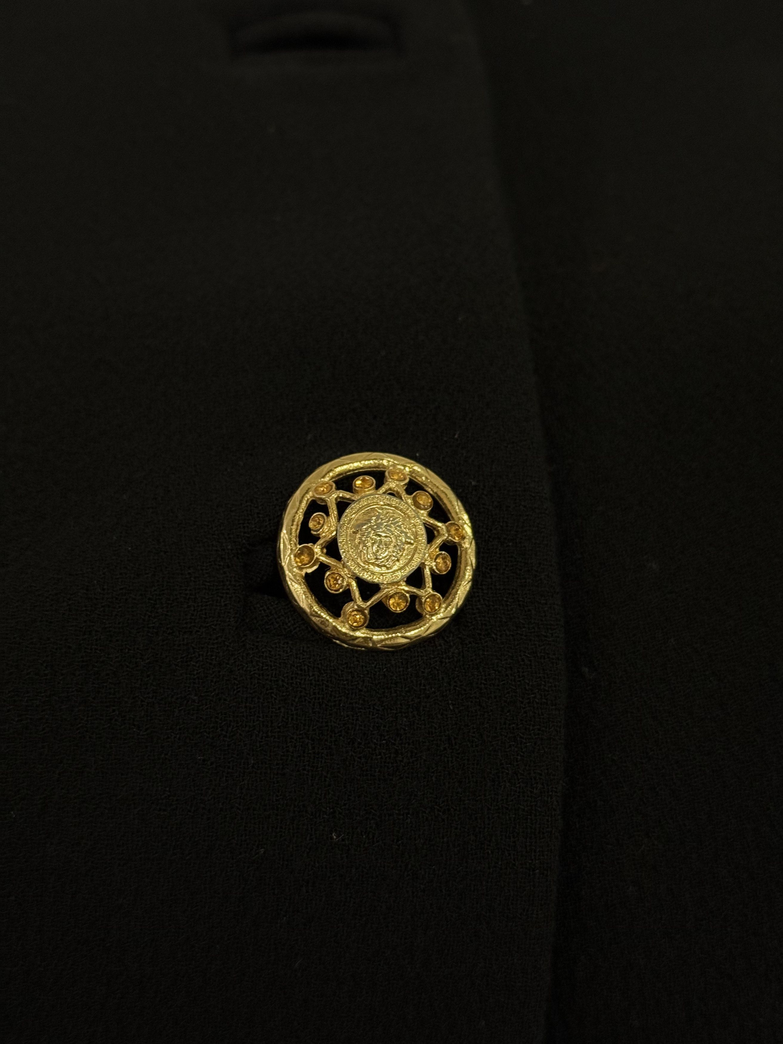 Versace 90s Gianni Versace Vintage Couture Statement Jacket Size M / US 6-8 / IT 42-44 - 4 Thumbnail