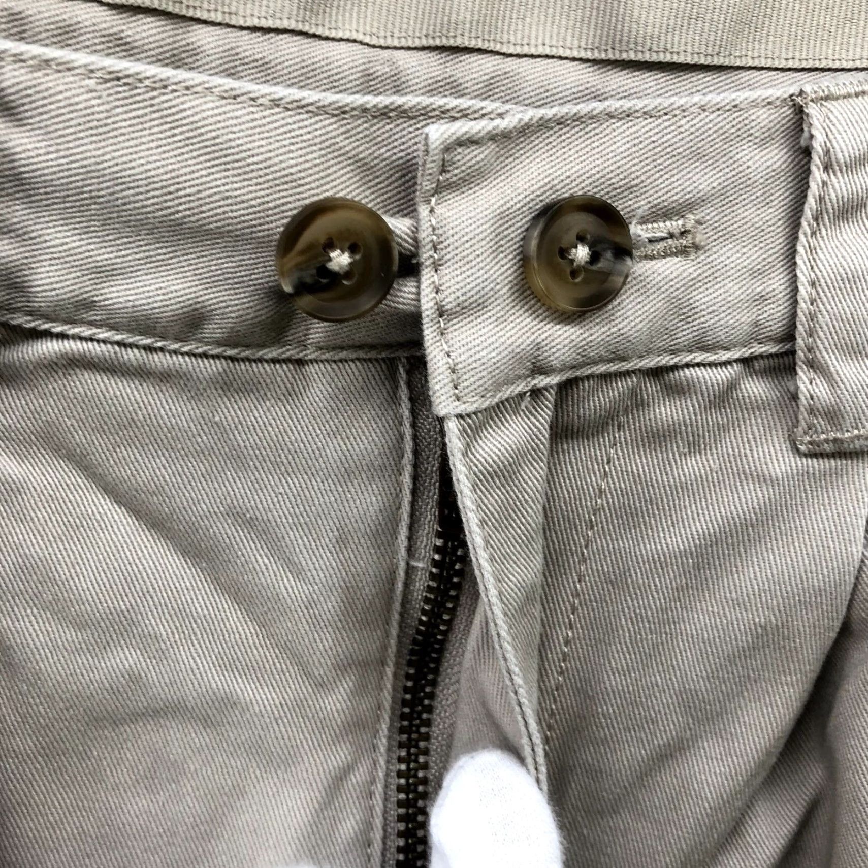 Vintage William Eadon Slim Fit Utility Pants Chinos Khaki Beige Womens 30x29 Pants Slim Be Size 30" / US 8 / IT 44 - 5 Thumbnail