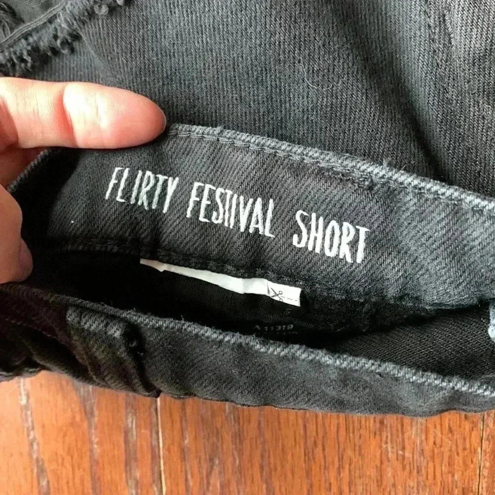 Garbage TV Festival short shorts black Size 28" / US 6 / IT 42 - 3 Thumbnail