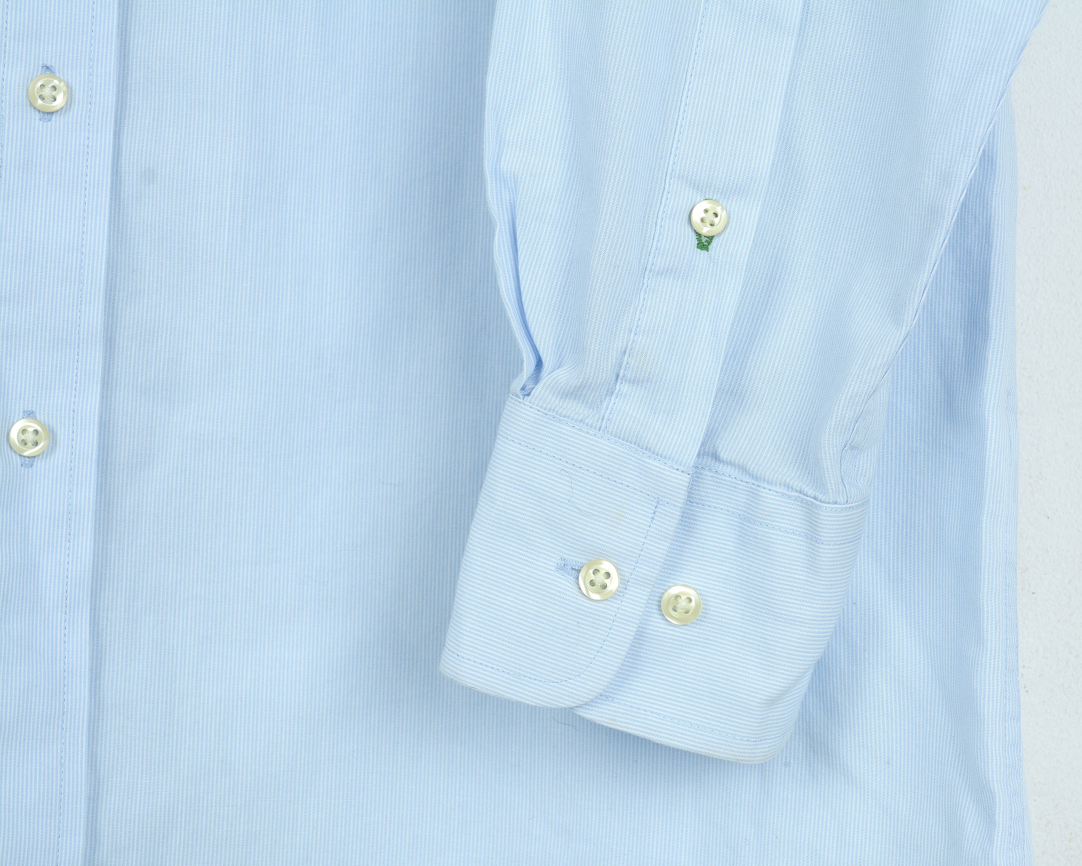 Tommy Hilfiger TOMMY HILFIGER Shirt Long Sleeve Button up Pinstriped Size US M / EU 48-50 / 2 - 4 Thumbnail