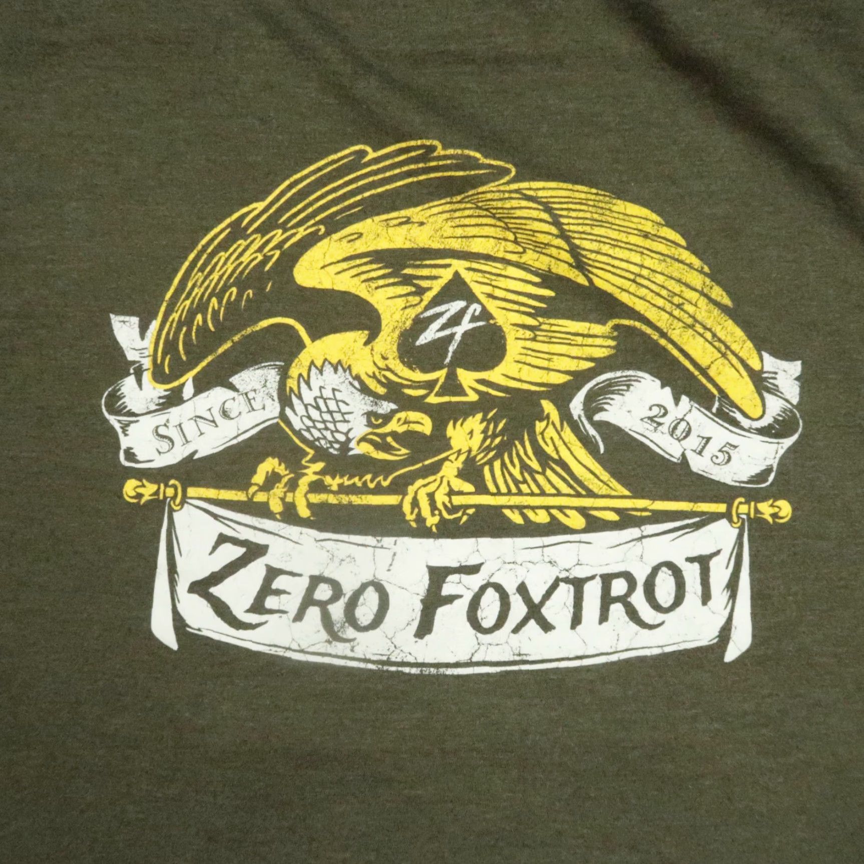 Vintage Zero Foxtrot Hoodie Men Medium Green Performance Pullover All Seasons Hooded Pockets Size US M / EU 48-50 / 2 - 5 Thumbnail