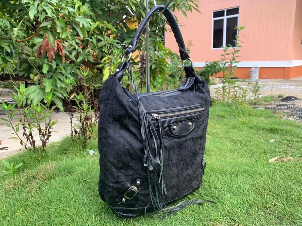 Balenciaga Authentic Balenciaga Chevre Damask Day Classic Hobo Bag Size ONE SIZE - 3 Thumbnail