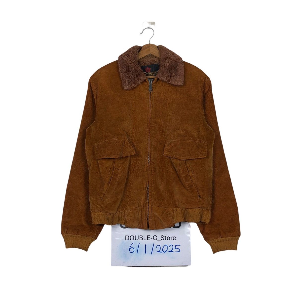 📌Vintage 80's Bomber Jacket Blanket California Imperial