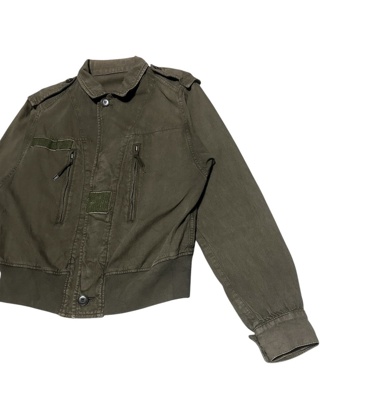 Tsumori Chisato Vintage Tsumori Chisato Jacket Army Green Sun Faded Size US S / EU 44-46 / 1 - 3 Thumbnail