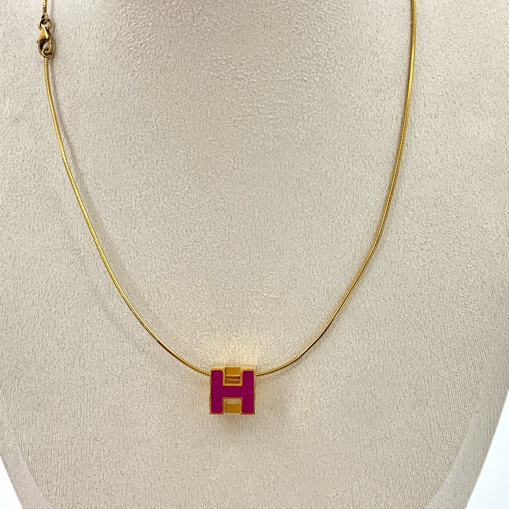Hermes Hermes Cage d’H Necklace Gold Size ONE SIZE - 2 Thumbnail