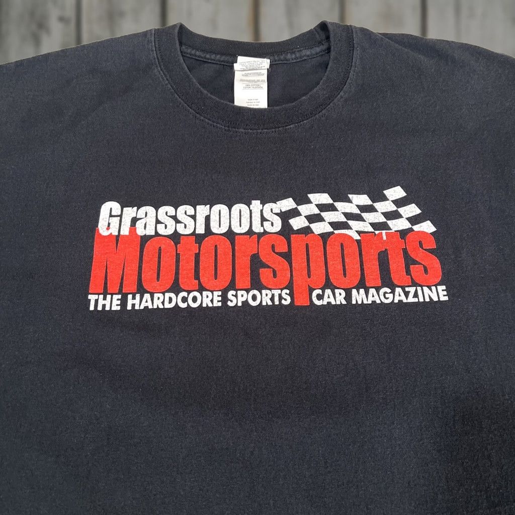 Doublet Grassroots Motorsports Car Magazine Graphic T Shirt Mens 2XL Black Double Sided Size US XXL / EU 58 / 5 - 1 Thumbnail