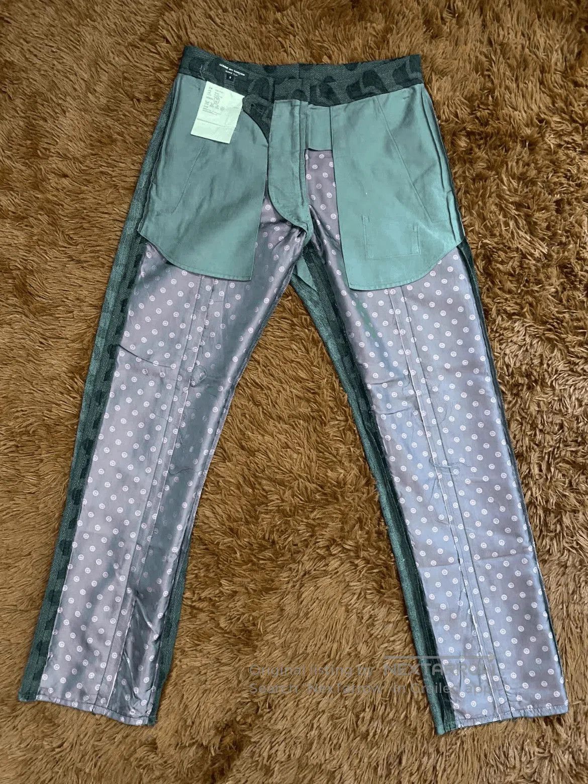 Comme des Garcons Homme Plus Sz S Comme Des Garcons Homme Plus 03AW Pattern Trouser. Size US 30 / EU 46 - 2 Thumbnail
