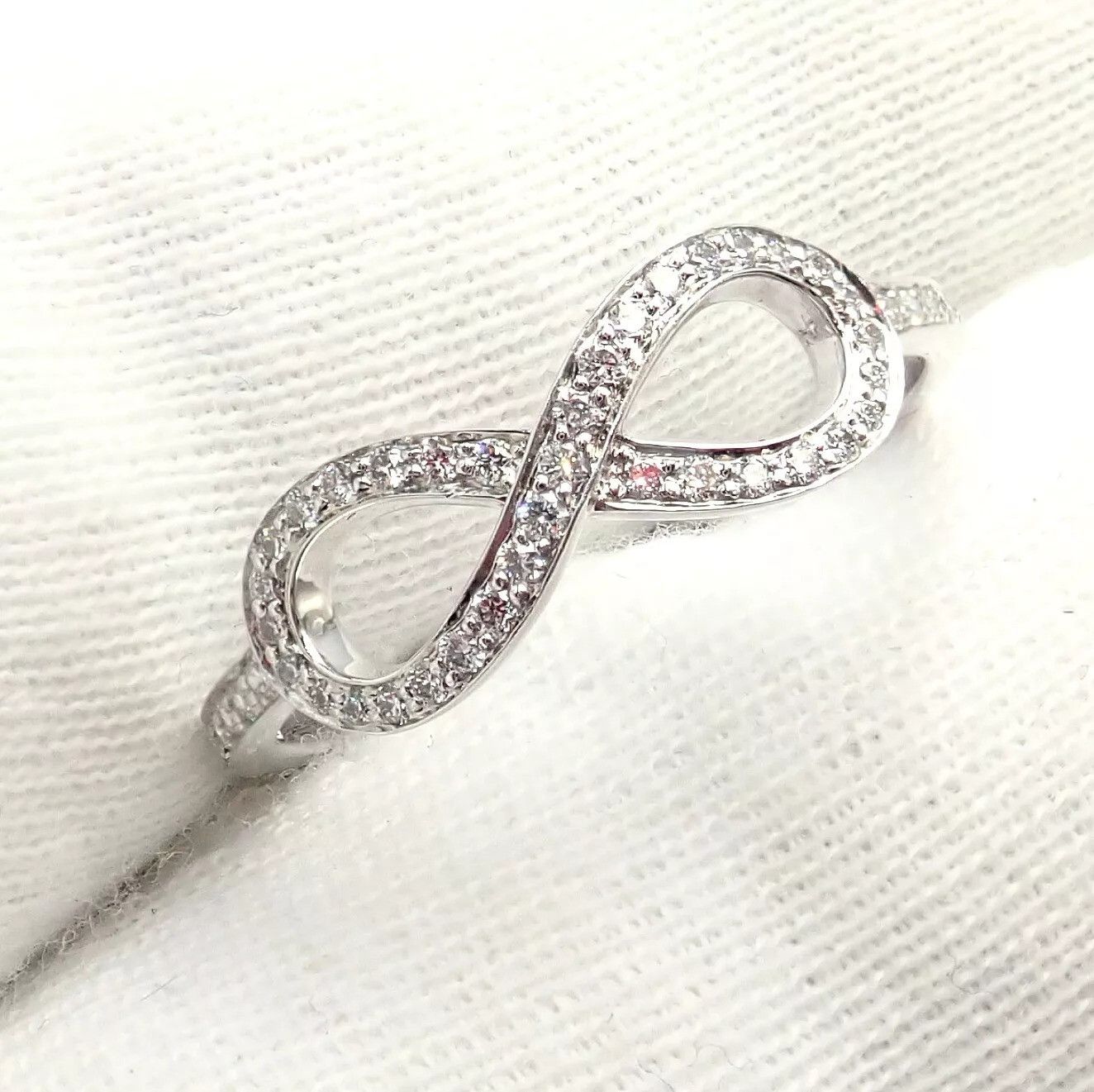 Tiffany & Co. Tiffany & Co Platinum 0.12ct Diamond Ring sz 6.5 Size ONE SIZE - 6 Thumbnail