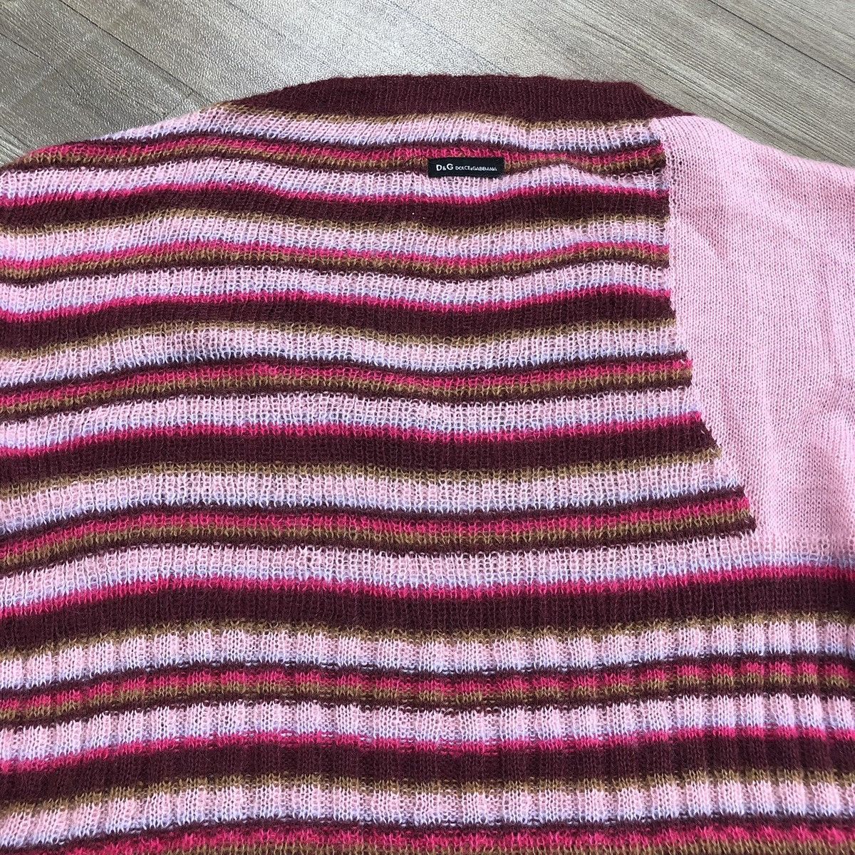 Dolce & Gabbana 1990s Dolce & Gabbana Multicolor Wool Sweatshirt Designer Size US M / EU 48-50 / 2 - 10 Thumbnail