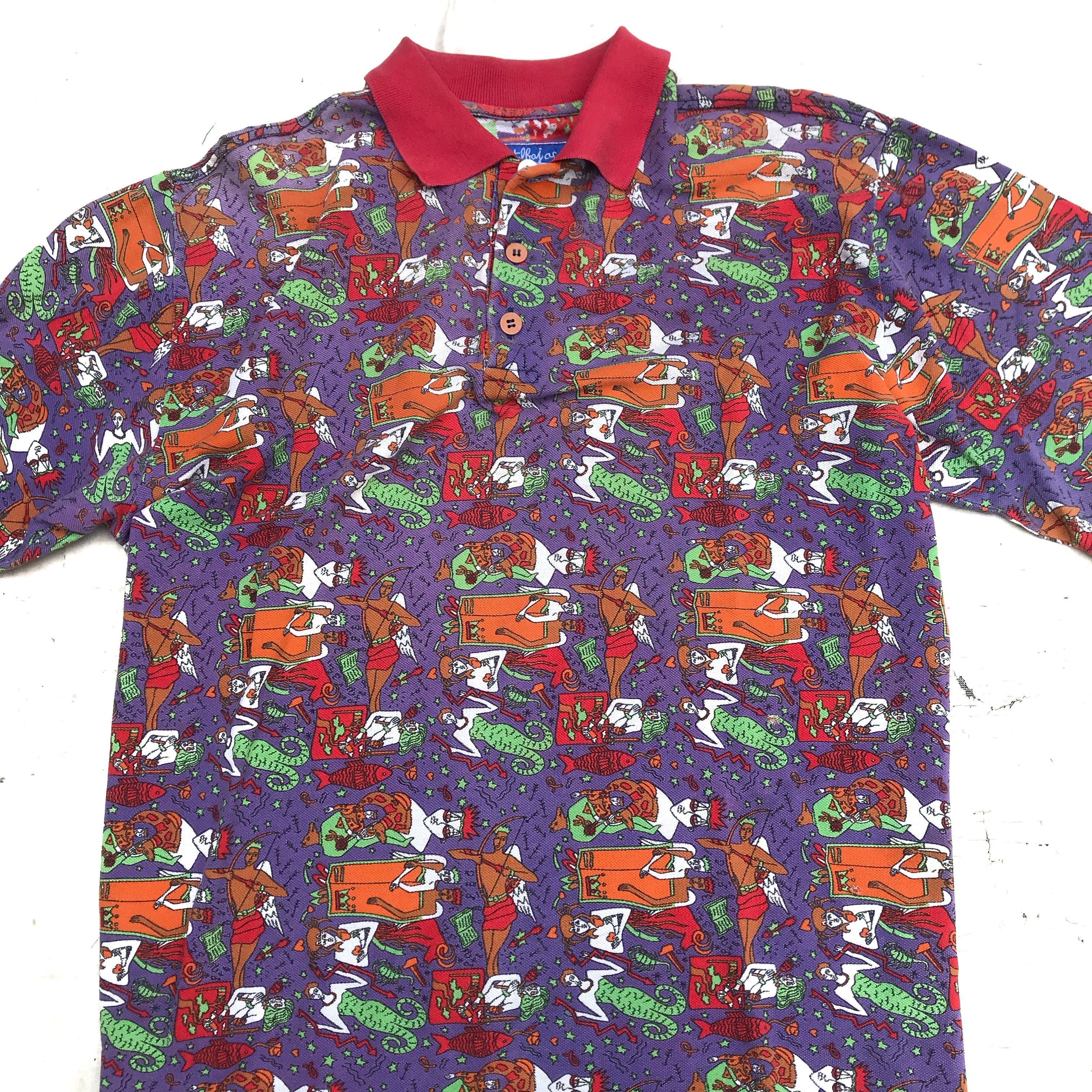 Jean Charles De Castelbajac Vintage Jean De Castelbajac Mer polo shirt Size US M / EU 48-50 / 2 - 5 Thumbnail