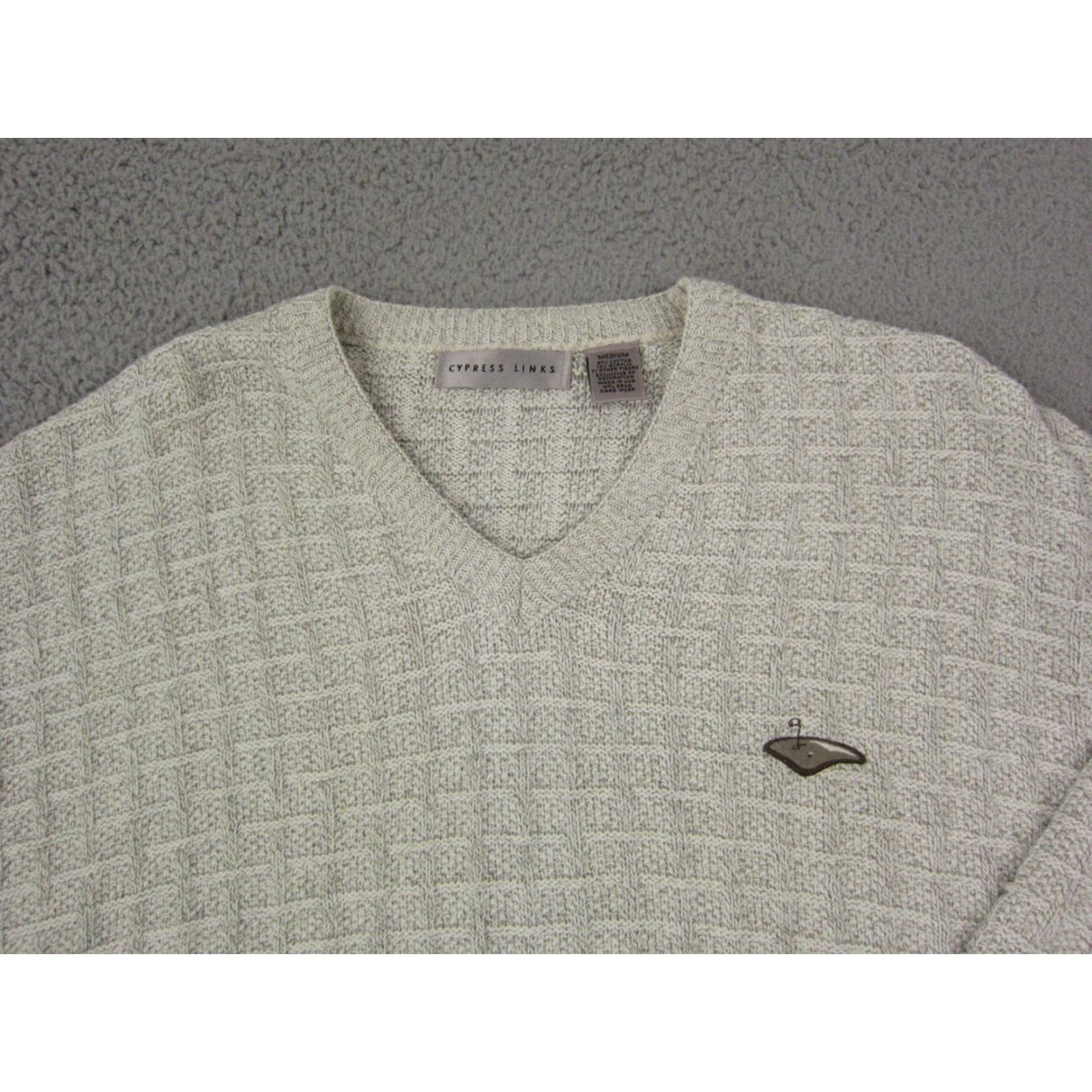 Vintage VINTAGE Cypress Links Sweater Mens XL Brown Golf USA Cotton Knitted Pullover 80s 90s Size US L / EU 52-54 / 3 - 2 Thumbnail