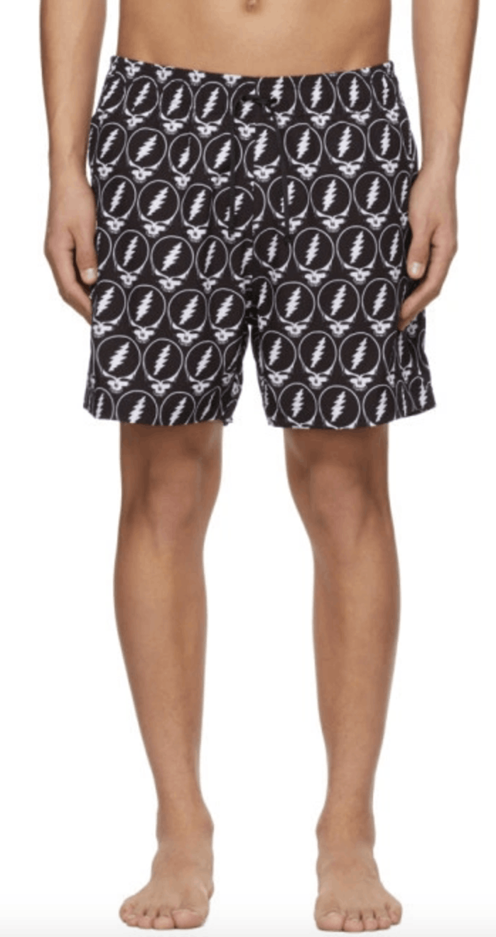 AMIRI x GRATEFUL DEAD SWIM TRUNKS - MEDIUM