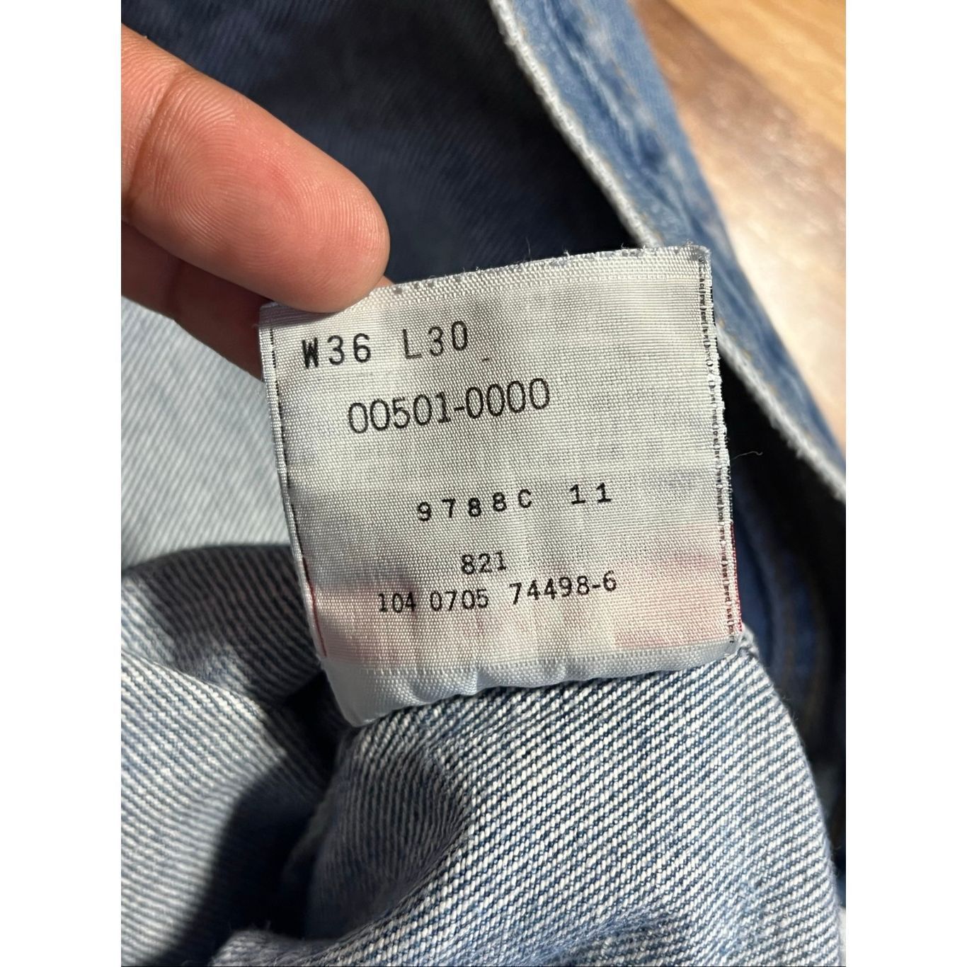 Levi's Vintage Levi’s 501 Button Fly 36 x 30 Jeans Size US 36 / EU 52 - 6 Thumbnail