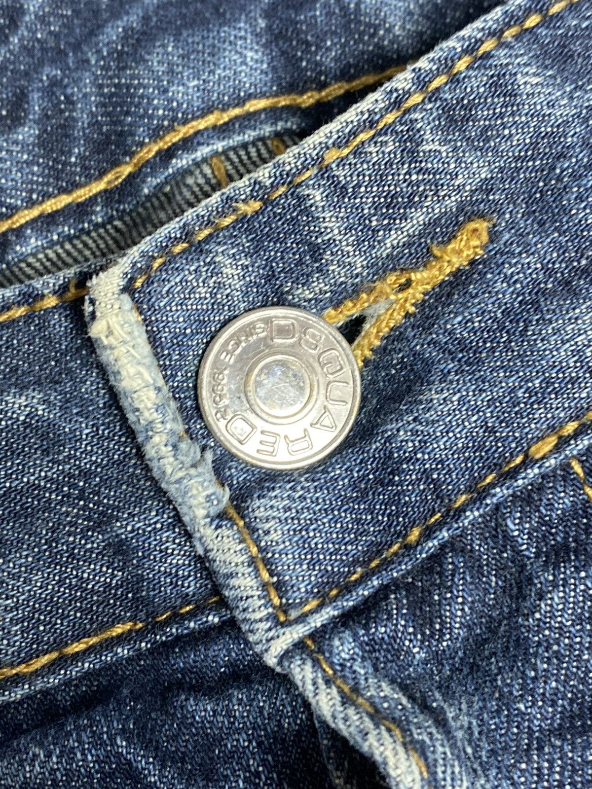 Dsquared2 Vtg DSQUARED2 Blue Distressed Jeans Size 52 Straight 35x31 Size US 36 / EU 52 - 10 Thumbnail