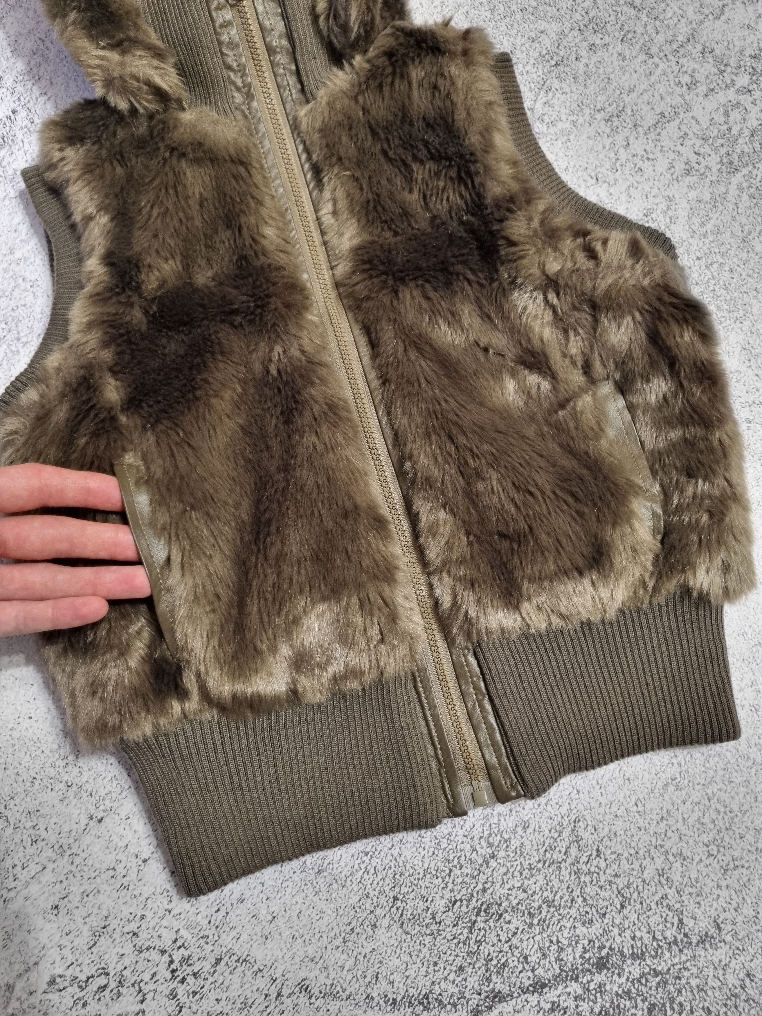 Japanese Brand Vintage Faux Fur Y2K Opium Vest Size S / US 4 / IT 40 - 3 Thumbnail