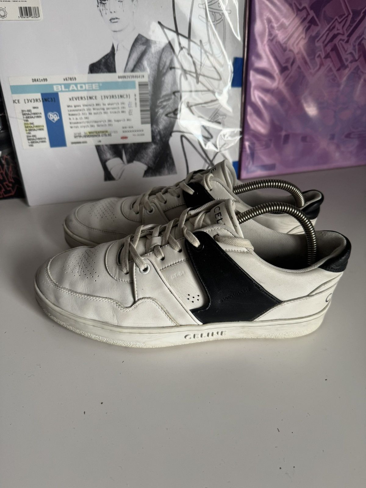 Celine Celine CT-04 low top sneakers Black White Hedi Slimane era Size US 8 / EU 41 - 6 Thumbnail