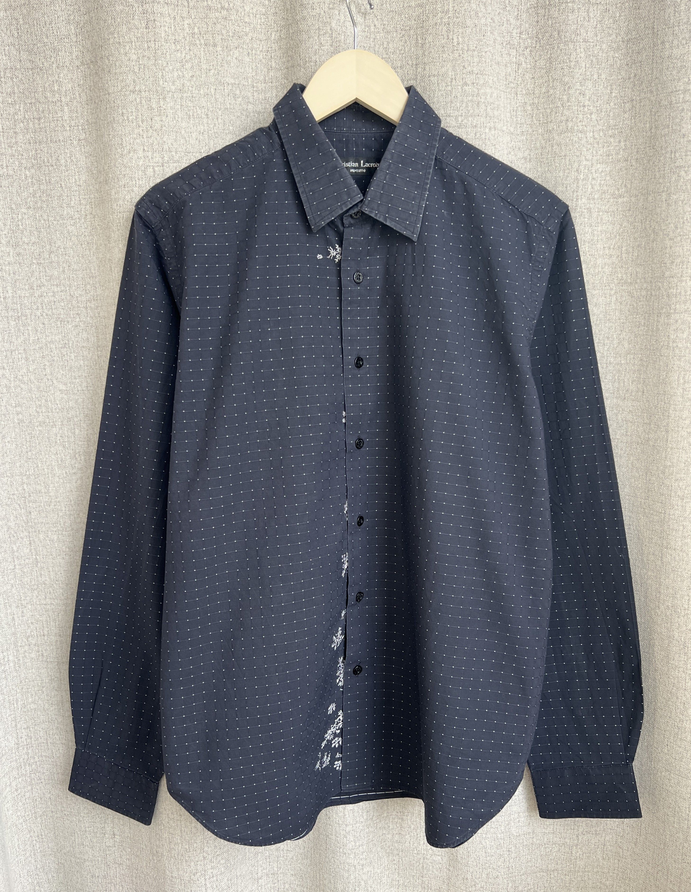 Christian Lacroix Vintage Christian Lacroix Homme Embroidered Button Up Shirt Size US M / EU 48-50 / 2 - 3 Thumbnail