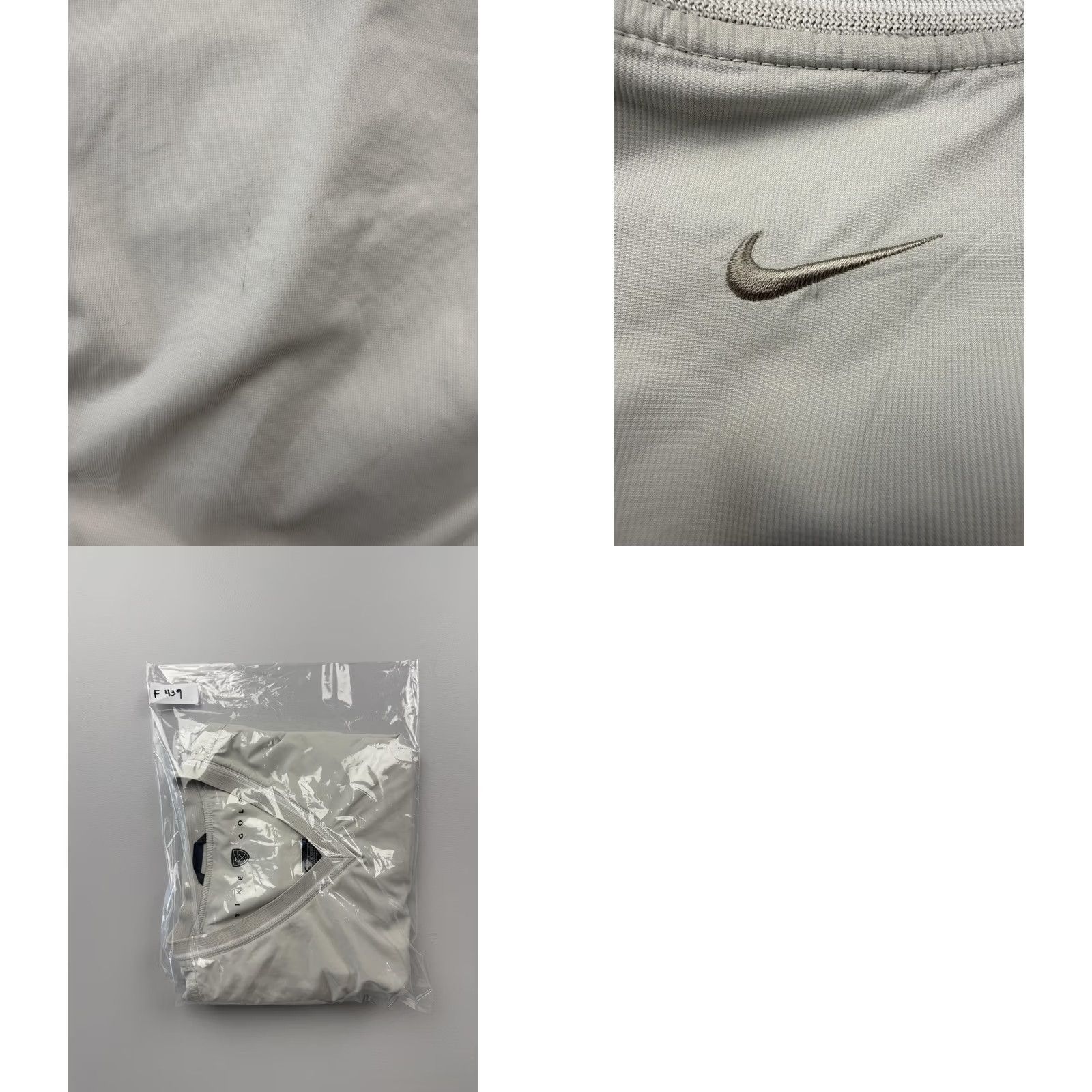 Nike Nike Golf Jacket Mens L Gray V Neck Pullover Windbreaker Short Sleeve Size US L / EU 52-54 / 3 - 8 Thumbnail