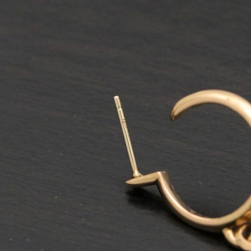 Chrome Hearts Chrome Hearts Tiny CH Cross Hoop Earring Size ONE SIZE - 5 Thumbnail