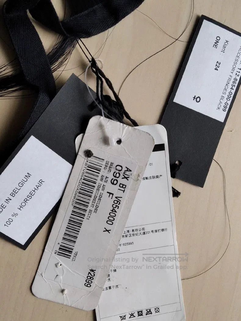 Ann Demeulemeester ann demeulemeester Rare Horse hair 2011fw Show accessories. Size ONE SIZE - 5 Thumbnail