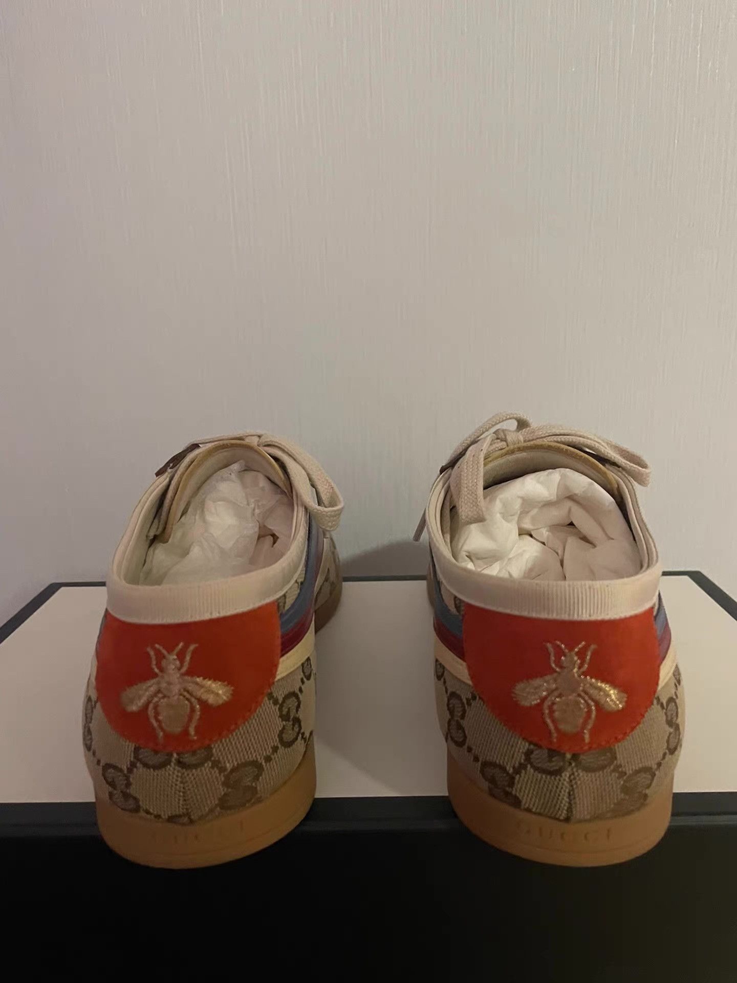 Gucci Gucci Bee Monogram Retro Sneakers Ｑ21 Size US 7.5 / EU 40-41 - 7 Thumbnail